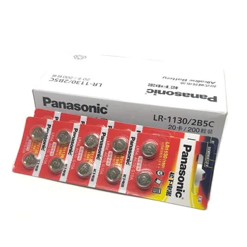 300ks/lot Nový, Originální Baterie Pro Panasonic 189 LR54 AG10 L1131 LR1130 G10, V10GA 389 Alkalická knoflíková Mince Baterie, LR 54