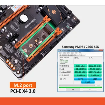 HUANANZHI Deluxe LGA2011 X79 základní desky, CPU, RAM, chladič CPU komba procesor Xeon E5 2660 C2 RAM 32G(2*16G) DDR3 1333MHz RECC