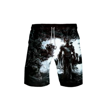 Pánské 3D Doom Věčný 3D Board Šortky Kmeny Letní Nové Rychlé Suché Pláži, Plavání krátké kalhoty Muži Děti Hip Hop Krátké Kalhoty, Plážové oblečení
