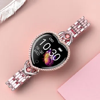 Sport žena smartwatch srdeční frekvence sledovat nepromokavé smar hodinky diamond náramek elektronické android iOS bBluetooth APP náramek