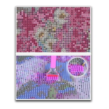 Řemesla dárek diy mozaikové obrazy Creek cross stitch Full Diamond souvenir Diamond nástěnné umění 5d vyšívání, obývací pokoj XY1